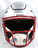 Randy Moss Autographed Patriots F/S Speed Flex Helmet - Beckett W Hologram