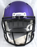 Randy Moss Autographed Vikings F/S Speed Helmet - Beckett W Hologram *Silver