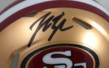 John Lynch Autographed San Francisco 49ers Speed Mini Helmet- Beckett W Hologram