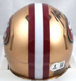 John Lynch Autographed San Francisco 49ers Speed Mini Helmet- Beckett W Hologram