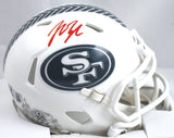 John Lynch Autographed 49ers Salute 2024 Speed Mini Helmet- Beckett W Hologram