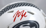 John Lynch Autographed 49ers Salute 2024 Speed Mini Helmet- Beckett W Hologram