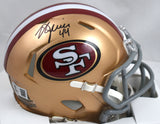 Kyle Juszczyk Autographed 49ers Speed Mini Helmet - Beckett W Hologram *Black