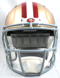 Kyle Juszczyk Autographed 49ers F/S Speed Helmet- Beckett W Hologram *Black