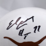 Earl Campbell Autographed Texas Schutt Mini Helmet w/ HT 77- Beckett W Hologram