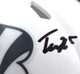 Tee Higgins Autographed Bengals Salute 2024 Speed Mini Helmet - Beckett W Holo