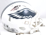 AJ Brown Autographed Eagles Salute 2024 Speed Mini Helmet - Beckett W Hologram