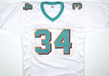 Ricky Williams Autographed White Pro Style Jersey - Beckett W Hologram *Black