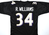 Ricky Williams Autographed Black Pro Style Jersey - Beckett W Hologram *Black