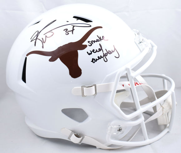 Ricky Williams Signed Texas Longhorns F/S Speed Helmet SWED - Beckett W Hologram