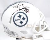 TJ Watt Signed Pittsburgh Steelers Salute 2024 Speed Mini Helmet- Beckett W Holo