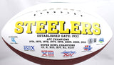 Pat Freiermuth Autographed Pittsburgh Steelers Logo Football- Beckett W Hologram