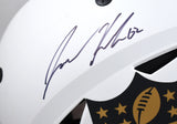 Travis Kelce Jason Kelce Signed NFL F/S Lunar Speed Flex Helmet - Beckett / PSA