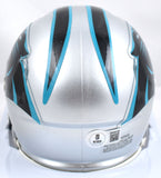 Chuba Hubbard Autographed Carolina Panthers Speed Mini Helmet-Beckett W Hologram