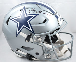 Roger Staubach Autographed Dallas Cowboys F/S Speed Flex Helmet - Beckett W Holo