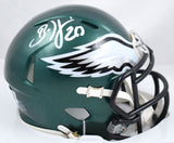 Brian Dawkins Autographed Philadelphia Eagles Speed Mini Helmet - Beckett W Holo