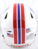 Christian Gonzalez Signed Patriots F/S 82-89 SpeedFlex Helmet - Beckett W Holo