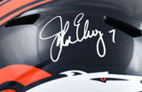 John Elway Autographed Denver Broncos F/S 97-23 Speed Helmet- Beckett W Hologram