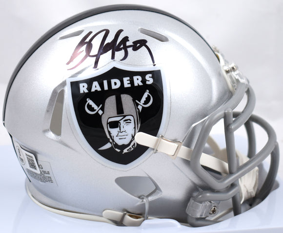 Bo Jackson Autographed Raiders Speed Mini Helmet