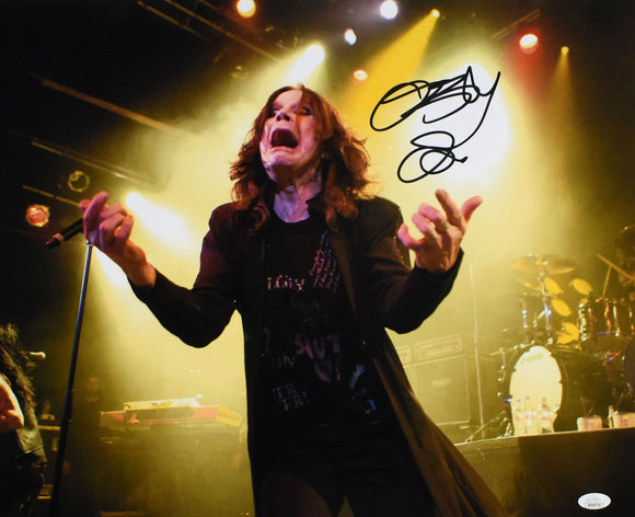 Ozzy Osbourne Autographed 16x20 Close Up Photo - JSA W *Black