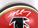 Michael Vick Autographed Falcons 66-69 Speed Mini Helmet - Beckett W Hologram