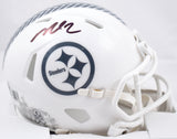 Michael Vick Autographed Steelers Salute 2024 Speed Mini Helmet - Beckett W Holo