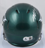 Michael Vick Autographed Philadelphia Eagles Speed Mini Helmet - Beckett W Holo