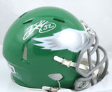 Ricky Watters Autographed Eagles Alternate 23 Speed Mini Helmet- Beckett W Holo