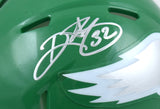 Ricky Watters Autographed Eagles Alternate 23 Speed Mini Helmet- Beckett W Holo