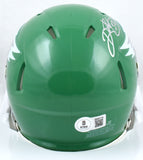 Ricky Watters Autographed Eagles Alternate 23 Speed Mini Helmet- Beckett W Holo