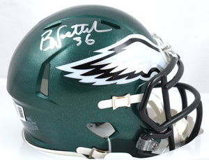 Brian Westbrook Autographed Philadelphia Eagles Speed Mini Helmet-Beckett W Holo