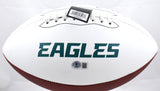 Brian Westbrook Autographed Eagles Logo Football - Beckett W Hologram *Black