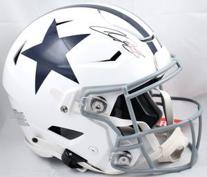 CeeDee Lamb Autographed Dallas Cowboys F/S 60-63 Speed Flex Helmet - Fanatics