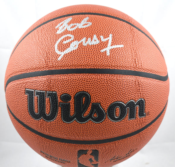 Bob Cousy Autographed Authentic Series NBA Wilson Basketball-Beckett W Hologram