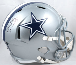 Bob Lilly Autographed Dallas Cowboys F/S Speed Helmet Mr. Cowboys-Beckett W Holo