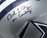 Bob Lilly Autographed Dallas Cowboys F/S Speed Helmet Mr. Cowboys-Beckett W Holo