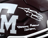 Johnny Manziel Autographed Texas A&M F/S Speed Flex Helmet - Beckett W Hologram