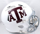 Johnny Manziel Signed Texas A&M F/S Speed Helmet 12 Heisman - Beckett W Hologram