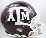 Johnny Manziel Signed Texas A&M F/S Speed Authentic Helmet JF Beckett W Hologram