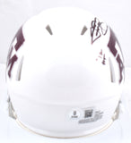 Johnny Manziel Autographed Texas A&M Speed Mini Helmet 12 HT- Beckett W Hologram