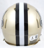 Alvin Kamara Autographed New Orleans Saints Speed Mini Helmet-Beckett W Hologram