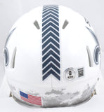 Alvin Kamara Autographed Saints Salute 2024 Speed Mini Helmet-Beckett W Hologram