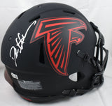 Deion Sanders Signed Falcons F/S Eclipse Speed Authentic Helmet - Beckett W Holo