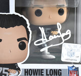 Howie Long Autographed Raiders Funko Pop #151 - Beckett W Hologram *White