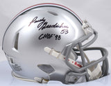 Randy Gradishar Signed Ohio State Speed Mini Helmet w/ CHOF-Beckett W Hologram