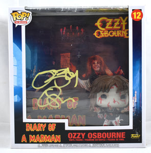 Ozzy Osbourne Autographed Jumbo Diary of a Madman Funko Pop #12 - JSA W *Yellow