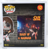 Ozzy Osbourne Autographed Jumbo Diary of a Madman Funko Pop #12 - JSA W *Yellow