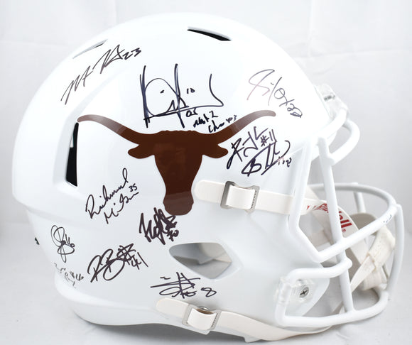 2005 Texas Longhorns Autographed F/S Speed Helmet - Ai Verified *Black