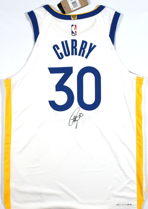 Steph Curry Autographed Golden State Warriors Nike Association Jersey-JSA *Black