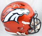 John Elway Signed Broncos F/S Flash Speed Authentic Helmet - Beckett W Hologram